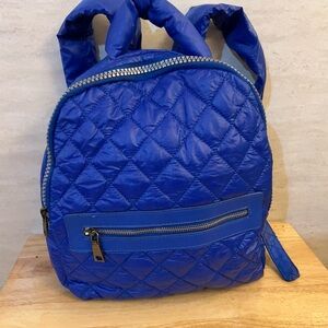SOL AND SELENE ALL STAR BACKPACK Vibrant Blue Quilted
